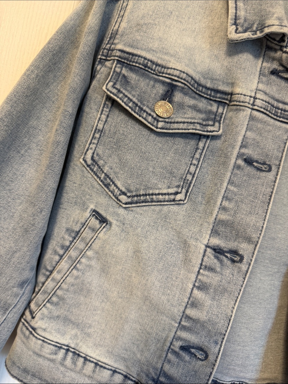 ESQUALO Light Wash Denim Jacket - Picture 7 of 9